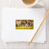 verlamming | Rustic Sla de datum Adreslabel op Etiket (Insitu)