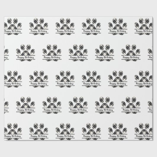 Verlangde speldepots afdrukken in wit cadeaupapier (Vlak)