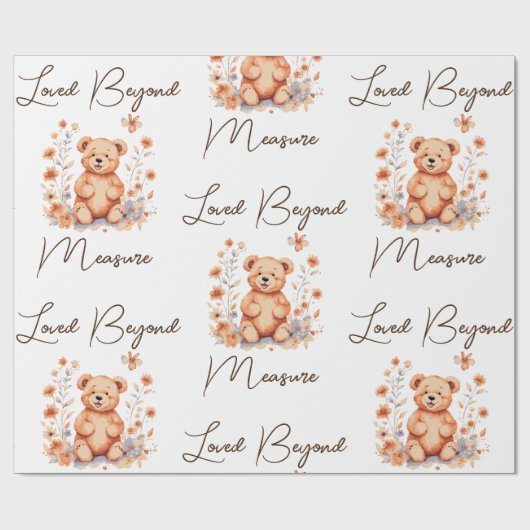 Verlangen na maatregel cadeaupapier (Vlak)