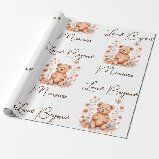 Verlangen na maatregel cadeaupapier (Uitgerold)