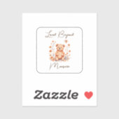 Verlangen na maatregel sticker (Vel)