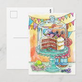 Verlangen naar cake briefkaart (Voorkant / Achterkant)