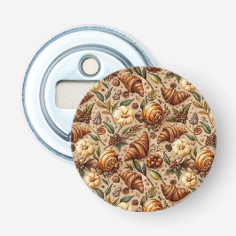 Verlangen naar Croissants  Button Flesopener