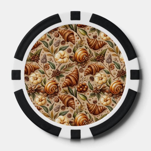 Verlangen naar Croissants Poker Chips (Voorkant)