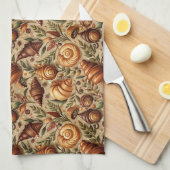 Verlangen naar Croissants  Theedoek (Quarter Fold)