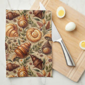 Verlangen naar Croissants Theedoek (Quarter Fold)