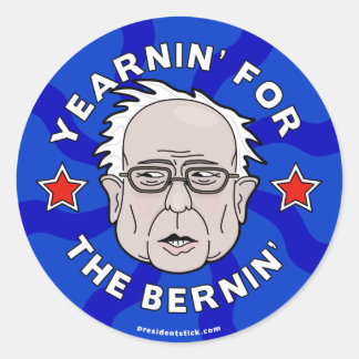 Verlangen naar de Bernin', Bernie Sanders Sheet Ronde Sticker