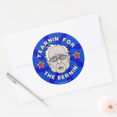 Verlangen naar de Bernin', Bernie Sanders Sheet Ronde Sticker (Envelop)