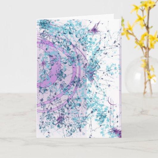 Verlangen naar de lente kaart (Gele Bloem)