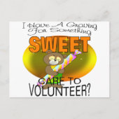 Verlangen naar iets zoets briefkaart (Voorkant)