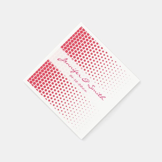 Verlangen Polka Dot Modern Wit Servetten (Hoek)