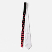 Verlangen Polka Dot Modern Zwart Stropdas (Achterkant)