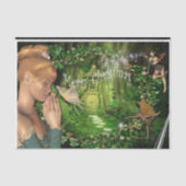 Verlangen uit het fee-koninkrijk tissuepapier (Voorkant)