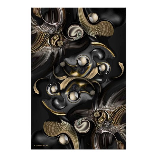 "Verlangen van creatie", glanzend Poster (Voorkant)