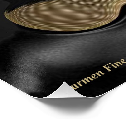 "Verlangen van creatie", glanzend Poster (Hoek)