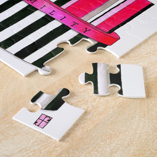 Verlangen van je hart legpuzzel (Zijkant)