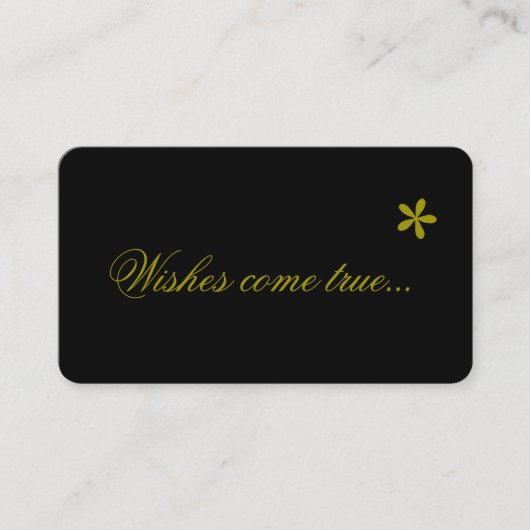 Verlangen, Visitekaartjes Advieskaart (Voorkant)