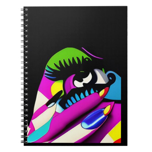 verlangend naar jou psychedelisch notitieboek (Voorkant)