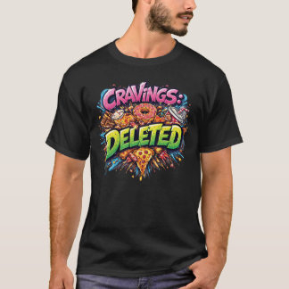 Verlangens Gewist – Vette Strips Junk Food Grafisc T-shirt