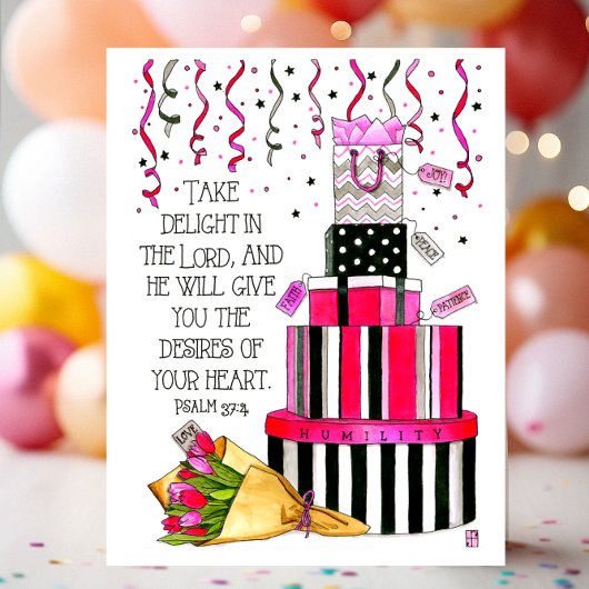 Verlangens van je hart Inspirerend Briefkaart