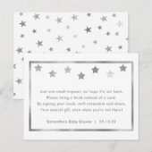 Verlangkaart babyboek, neutraal geslacht uitnodiging briefkaart (Voorkant / Achterkant)