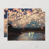 Verlanglantaarns Droombos - Tafelnummer Kaart (Voorkant / Achterkant)