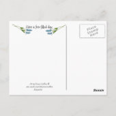 Verlanglijst Soda Meisjes Ansichtkaart Briefkaart (Achterkant)