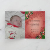 "Verlanglijstje" Kerst Wenskaart foto binnen Feestdagen Kaart (Binnen)