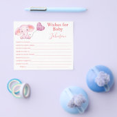 Verlangt Baby | Baby olifant | KAART BABY SHOWER (Enkel)