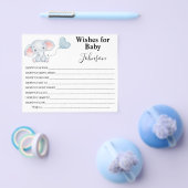 Verlangt Baby | Baby olifant | KAART BABY SHOWER (Enkel)