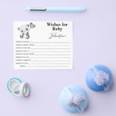 Verlangt Baby | Baby Panda | KAART BABY SHOWER (Enkel)