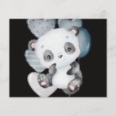 Verlangt Baby | Baby Panda | KAART BABY SHOWER (Achterkant)