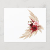 Verlangt Baby | Pampas Grass | KAART BABY SHOWER (Achterkant)