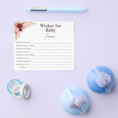 Verlangt Baby | Pampas Grass | KAART BABY SHOWER (Enkel)