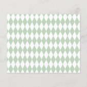 Verlangt de New Baby Woodland baby shower Card Flyer (Achterkant)