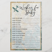 Verlangt het Baby-Baby shower gastgeheugen (Voorkant)