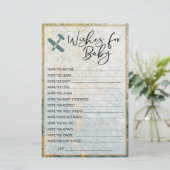 Verlangt het Baby-Baby shower gastgeheugen (Staand voorkant)