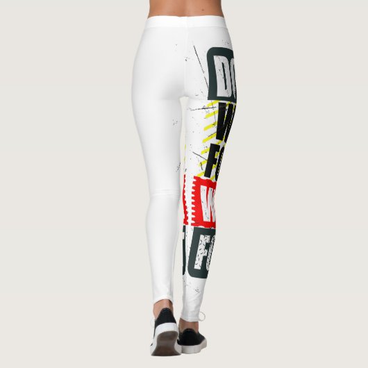 Verlangt niet voor het werkt voor het Motivation Q Leggings (Achterkant)