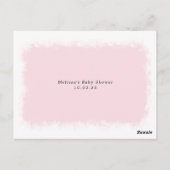 Verlangt voor Baby, WinterBaby shower, elke kleur Briefkaart (Achterkant)