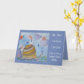 Verlate gelukkige verjaardag kaart (Gele Bloem)