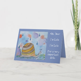 Verlate gelukkige verjaardag kaart