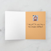 Verlate Halloween Verjaardagswens Kaart (Binnen)