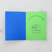 Verlate verjaardag, Calico Cat, Kaleidoscope Group Kaart (Binnen)