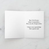 Verlate Verjaardag Kaart - Aanpassen (Binnen)