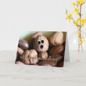 Verlate Verjaardag Kaart - Nuts Ik ben je verjaard (Gele Bloem)