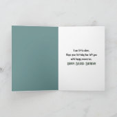 Verlate verjaardag luiaard in een regenwoud kaart (Binnen)