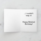 Verlate verjaardag Stan Laurel Kaart (Binnen)