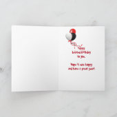 Verlate Verjaardag Tortoise in zonnebril Kaart (Binnen)