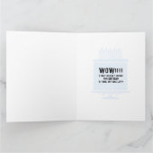 Verlate verjaardagsfoto en typografie Kaart (Binnen)