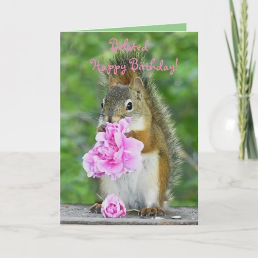 Verlate verjaardagskaart, 5 x 7" Mr. Bickles Bedankkaart (Voorkant)